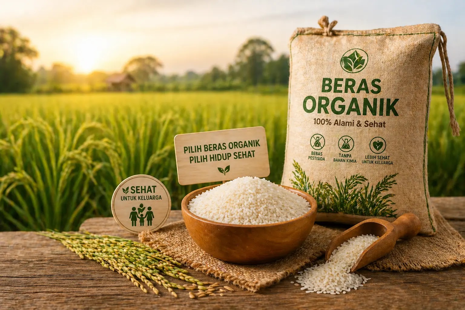 beras organik